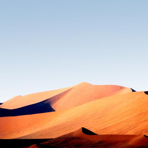 *100* jahre einsamkeit Ferien & Urlaub & Reisen Ferne Freiheit Safari Natur Landschaft Sand Wolkenloser Himmel Schönes Wetter Wüste Sossusvlei Namibia Afrika