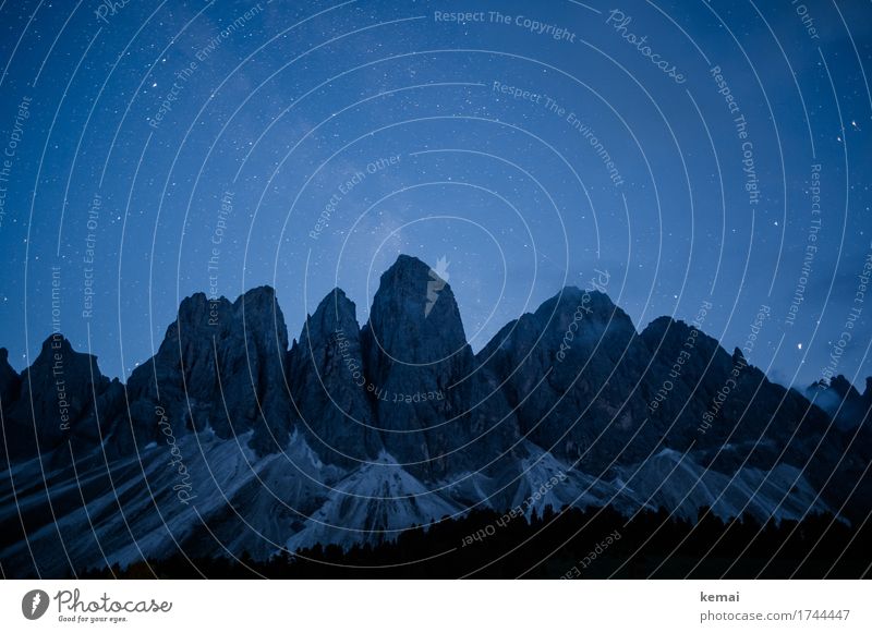 Die Nacht Wohlgefühl Erholung ruhig Freizeit & Hobby Ferien & Urlaub & Reisen Ausflug Abenteuer Ferne Freiheit Umwelt Natur Landschaft Wolkenloser Himmel