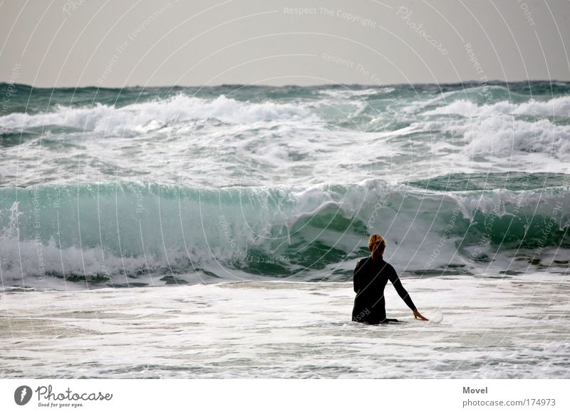Surfing Tel Aviv Lifestyle Glück Freizeit & Hobby Ferien & Urlaub & Reisen Freiheit Sommer Sonne Strand Meer Wellen Wassersport Surfen Mensch Leben 1 Himmel