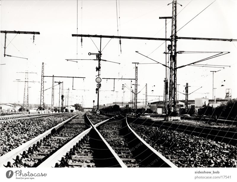 Bahnschienen Gleise Verkehr Eisenbahn