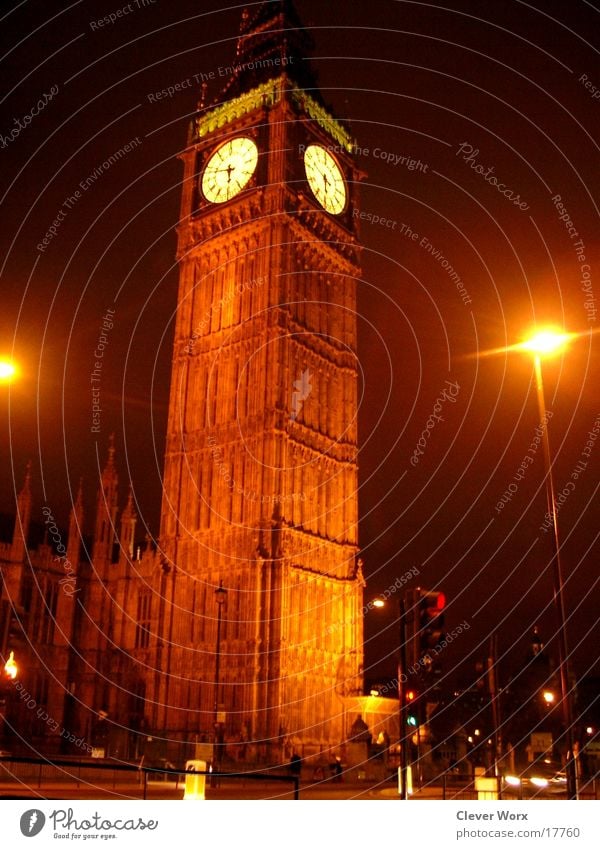 big ben London Big Ben Nacht Beleuchtung Großbritannien Architektur Grossbritanien