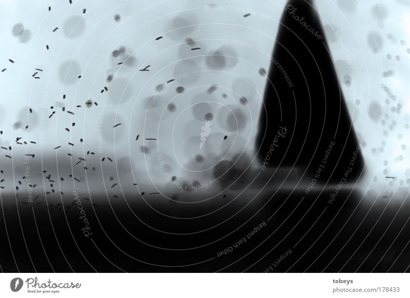 Seekrank Kunst Kunstwerk Unendlichkeit Design entdecken Surrealismus Segeln Wasserfahrzeug negativ Stechmücke gemalt blau Freizeit & Hobby Sturm Unwetter