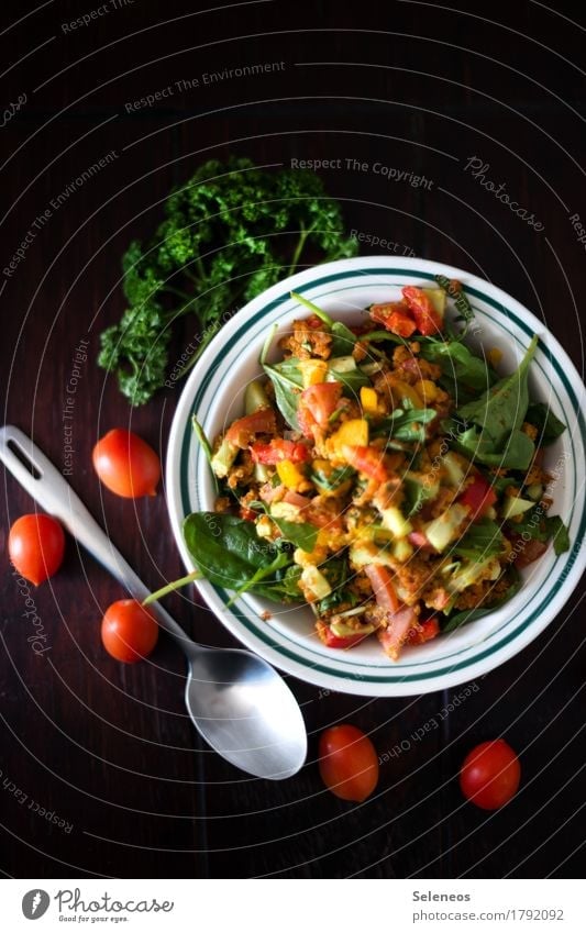 Feldsalat Lebensmittel Gemüse Salat Salatbeilage Tomate Kräuter & Gewürze Petersilie Ernährung Bioprodukte Vegetarische Ernährung Diät Schalen & Schüsseln