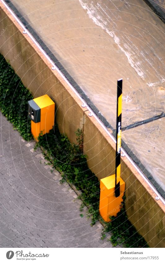 Schranke auf Barriere Parkplatz Verkehr Parkdeck Elektrisches Gerät Technik & Technologie Straße
