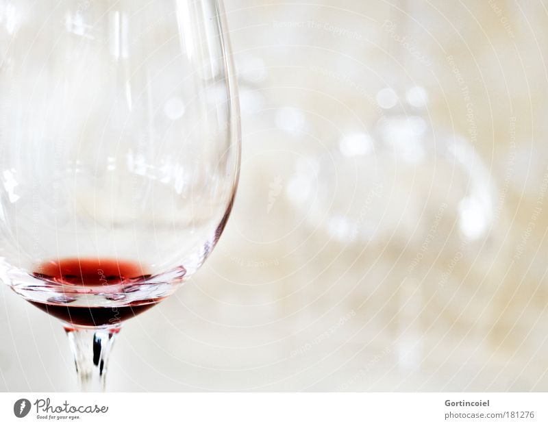 Kristallklar Getränk trinken Alkohol Wein Glas Weinglas Rotwein Rotweinglas Restaurant glänzend rot Glanzlicht edel genießen Sucht lecker Feinschmecker Poliert