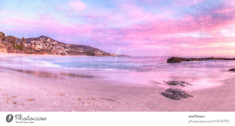 Sonnenuntergang von Treasure Island Beach Natur Landschaft Wolken Sonnenaufgang Sommer Küste Strand Meer Erfolg blau violett rosa rot friedlich Gelassenheit