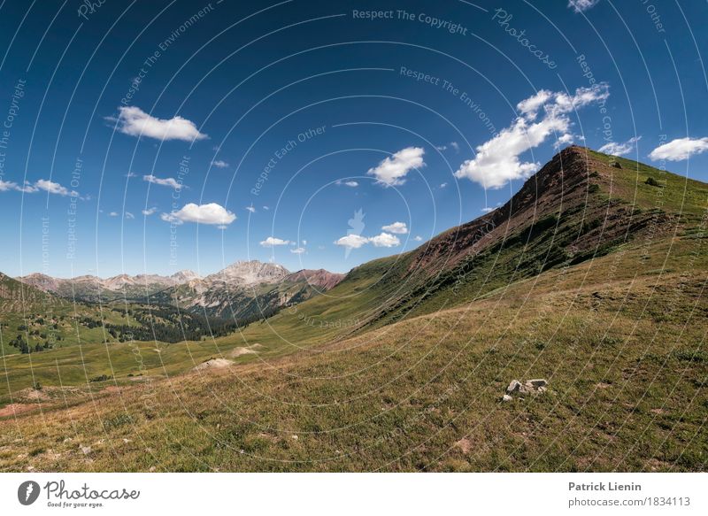 Frigid Air Pass Sinnesorgane Erholung ruhig Ferien & Urlaub & Reisen Ausflug Abenteuer Ferne Freiheit Sommer Berge u. Gebirge wandern Umwelt Natur Himmel Wolken