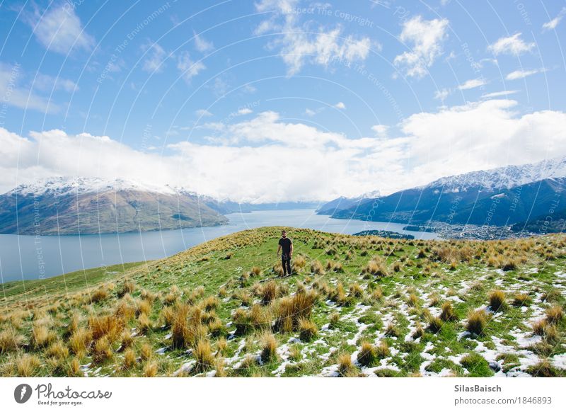 Neuseeland erkunden Freude Ferien & Urlaub & Reisen Tourismus Ausflug Abenteuer Ferne Freiheit Städtereise Expedition Camping Berge u. Gebirge wandern Klettern