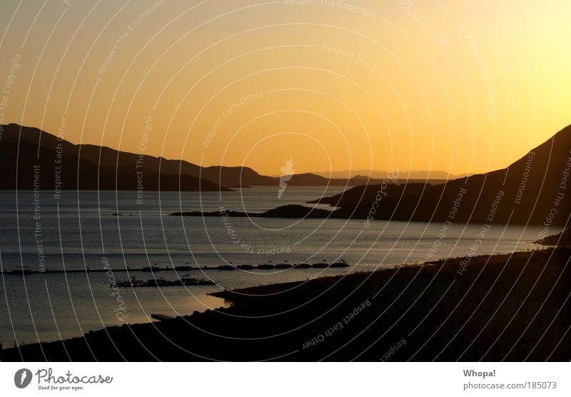DIAMOND VALLEY LAKE Natur Landschaft Wasser Himmel Horizont Sonnenaufgang Sonnenuntergang Sonnenlicht Sommer Schönes Wetter Wärme Berge u. Gebirge Seeufer Bucht