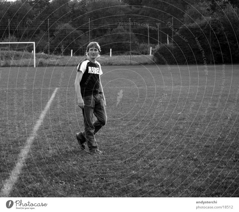 Rebel Fussballplatz Wiese Ein Lizenzfreies Stock Foto Von Photocase