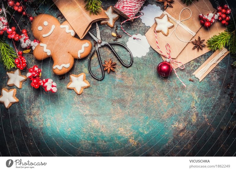 Weihnachtsgeschenke verpacken Lebensmittel Süßwaren Schokolade Ernährung Festessen Stil Design Freude Häusliches Leben Dekoration & Verzierung Tisch