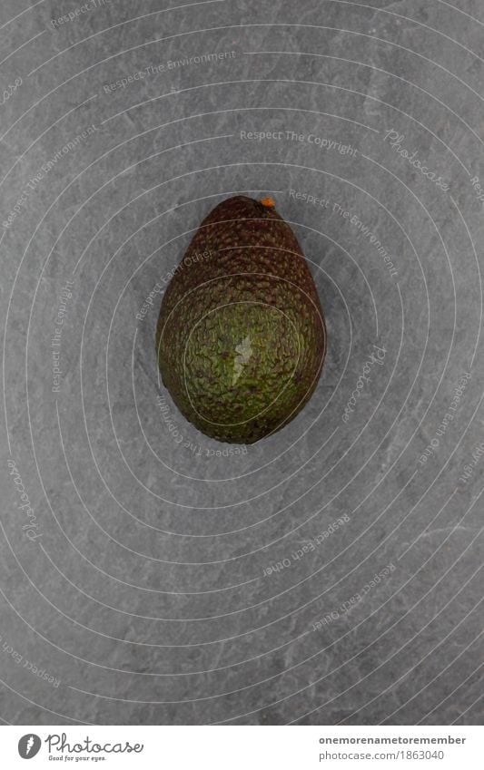 Avocado Kunst Kunstwerk ästhetisch Gemüse Schiefer Foodfotografie Gesunde Ernährung Bioprodukte Farbfoto mehrfarbig Innenaufnahme Studioaufnahme Nahaufnahme