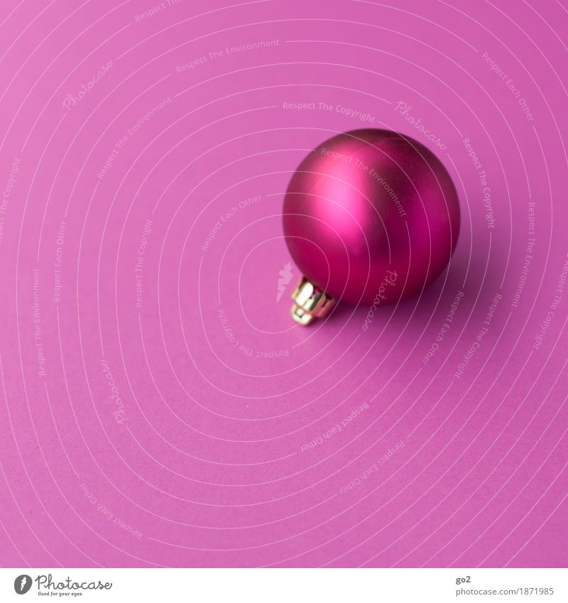 Pinke Weihnacht Weihnachten & Advent Dekoration & Verzierung Kugel ästhetisch rund violett rosa Vorfreude Weihnachtsdekoration Weihnachtsgeschenk