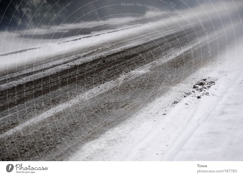 Allen eine gute Fahrt, freie Straßen und klare Sicht! Umwelt Winter Wetter schlechtes Wetter Eis Frost Schnee Verkehr Verkehrswege Personenverkehr