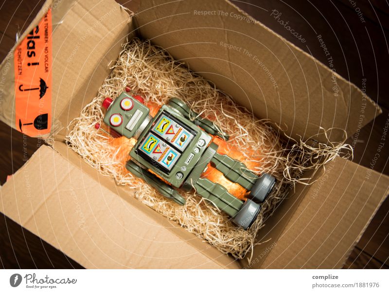 Roboter Körper Spielen Weihnachten & Advent Geburtstag Spielzeug Dose Kasten Überraschung Geschenk Weihnachtsgeschenk Geburtstagsgeschenk schenken Kiste