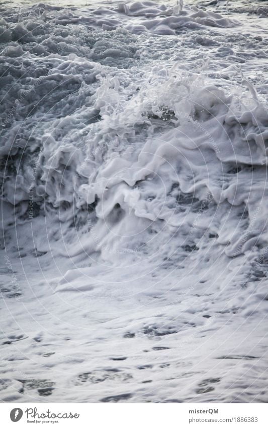 Atem der Erde. Kunst Kunstwerk ästhetisch Wasser Wassertropfen Wasseroberfläche Wasserfall Wassersport Wasserwirbel Wellen Wellengang Wellenschlag Wellenkamm