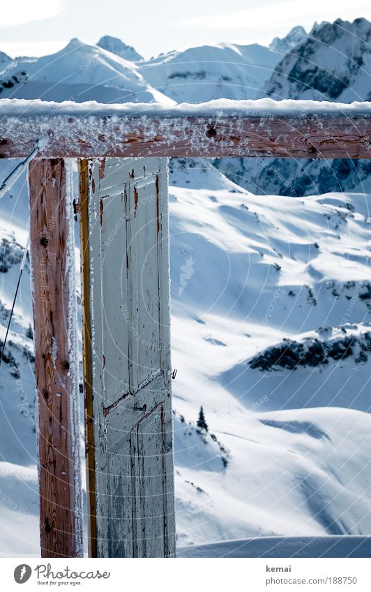 Porta Alpinae Ferien & Urlaub & Reisen Tourismus Ausflug Winter Schnee Winterurlaub Berge u. Gebirge Klettern Bergsteigen Kunst Ausstellung Kunstwerk Landschaft