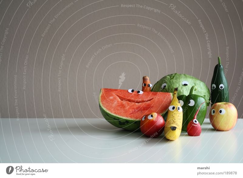 >200< good for your eyes Lebensmittel Frucht Apfel Ernährung Bioprodukte Vegetarische Ernährung Diät Gesundheit klein lecker lustig mehrfarbig Gefühle Freude
