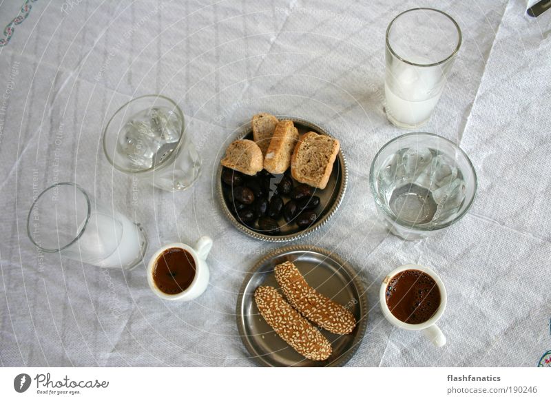 Griechischer Kaffee Lebensmittel Teigwaren Backwaren Süßwaren Kaffeetrinken Fingerfood Getränk Heißgetränk Espresso Geschirr Schalen & Schüsseln Tasse Glas