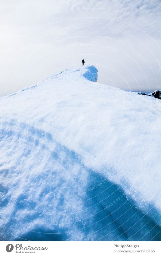 Mount Ngauruhoe Abenteuer Ferne Freiheit Winter Schnee Berge u. Gebirge wandern Klettern Bergsteigen Mensch maskulin Junger Mann Jugendliche 1 18-30 Jahre