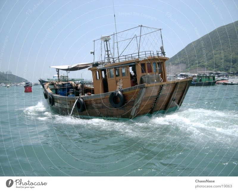 Boot in China Hongkong Wasserfahrzeug Los Angeles
