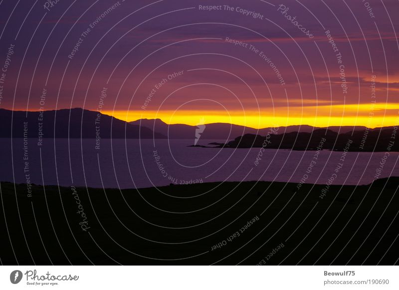 Ionische Morgendämmerung Umwelt Natur Landschaft Sonnenaufgang Sonnenuntergang Herbst Schönes Wetter Küste Nordsee Insel ästhetisch natürlich schön mehrfarbig