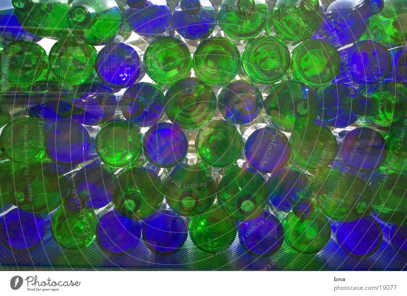 Licht in Flaschen Strukturen & Formen Dinge Glas