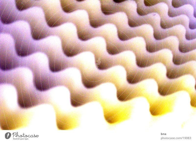 Waveland 1 Wellen Dinge gelb violett obskur Strukturen & Formen