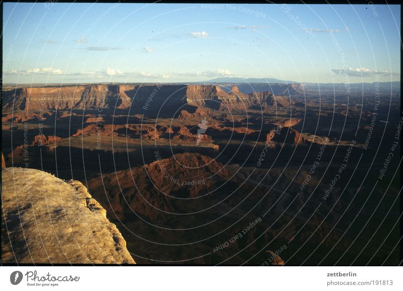 Amerika Amerikaner Nationalpark Schlucht Grand Canyon Felsen Stein Wüste Ferne Himmel Ferien & Urlaub & Reisen Reisefotografie Wege & Pfade Fußweg Pfadfinder
