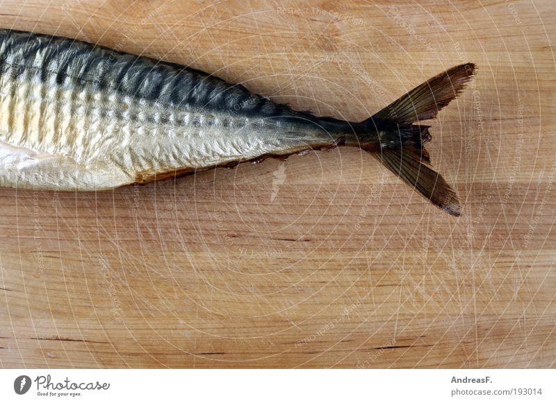 Fisch auf jeden Tisch Lebensmittel Ernährung Abendessen Angeln Küche Meer Räucherfisch Makrele Fischereiwirtschaft Fischmarkt Flosse Schwanzflosse geräuchert