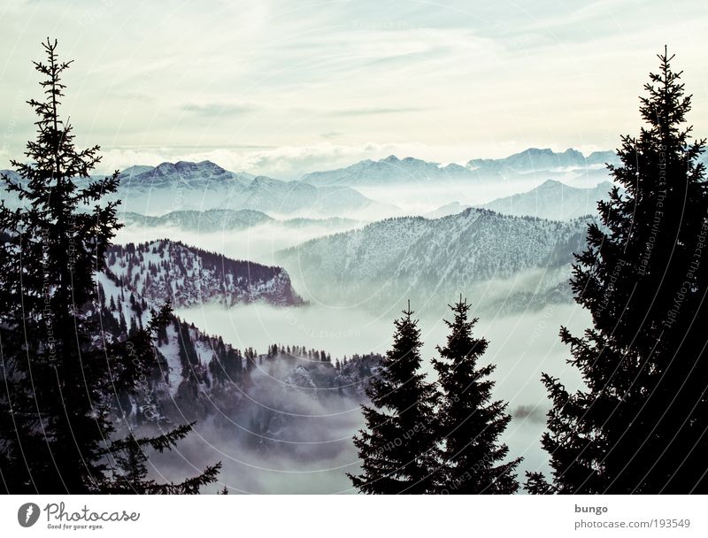 conspectus hannibalis Ferien & Urlaub & Reisen Winter Schnee Winterurlaub Klettern Bergsteigen Umwelt Natur Landschaft Wolken Klima Schönes Wetter Nebel Eis