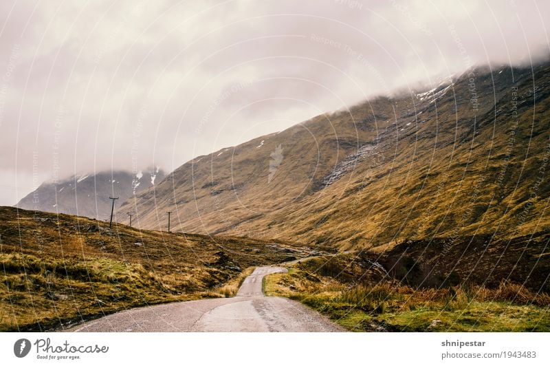 Scottish Highlands sportlich Ferien & Urlaub & Reisen Tourismus Ausflug Abenteuer Ferne Freiheit Expedition Berge u. Gebirge wandern Umwelt Natur Landschaft