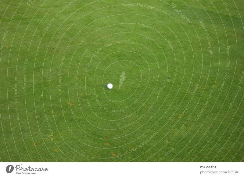 Golfball ruhend weiß Sport Rasen Bag Ball Golfplatz