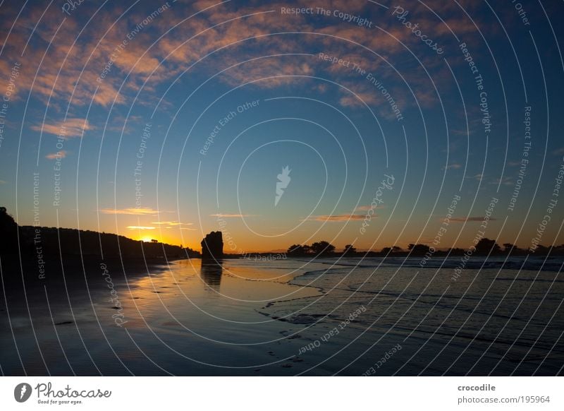 Sumner Beach I Umwelt Natur Landschaft Urelemente Sand Luft Wasser Himmel Wolken Sonne Sonnenaufgang Sonnenuntergang Küste Strand Bucht Meer Pazifik