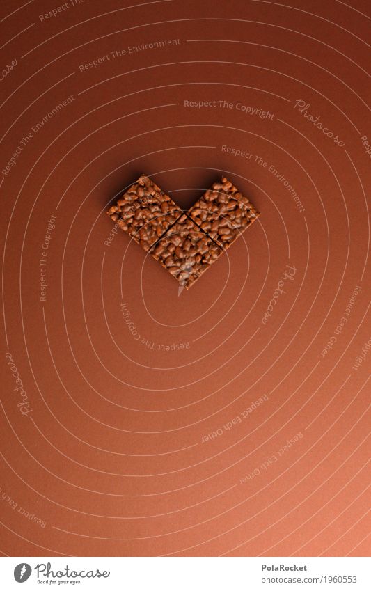 #A# Choco Lover Kunst Kunstwerk Ordnung Schokolade Schokoladenbruch braun Liebe Herz herzförmig Liebeserklärung Ernährung ungesund Kalorie Kalorienreich lecker