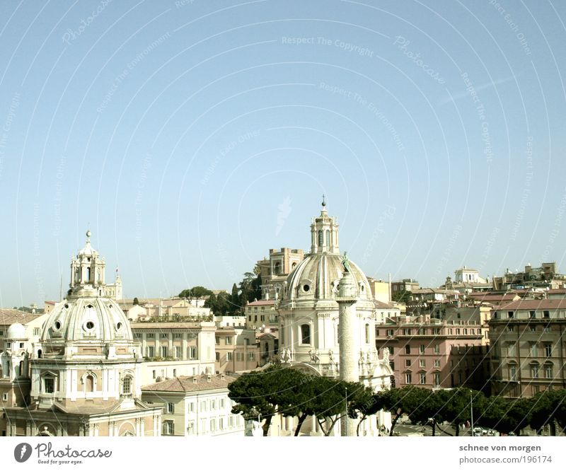 kulisse Rom Italien Hauptstadt Stadtzentrum Altstadt Skyline Haus Kirche Bauwerk Gebäude Architektur Fassade Sehenswürdigkeit Wahrzeichen Denkmal Warmherzigkeit