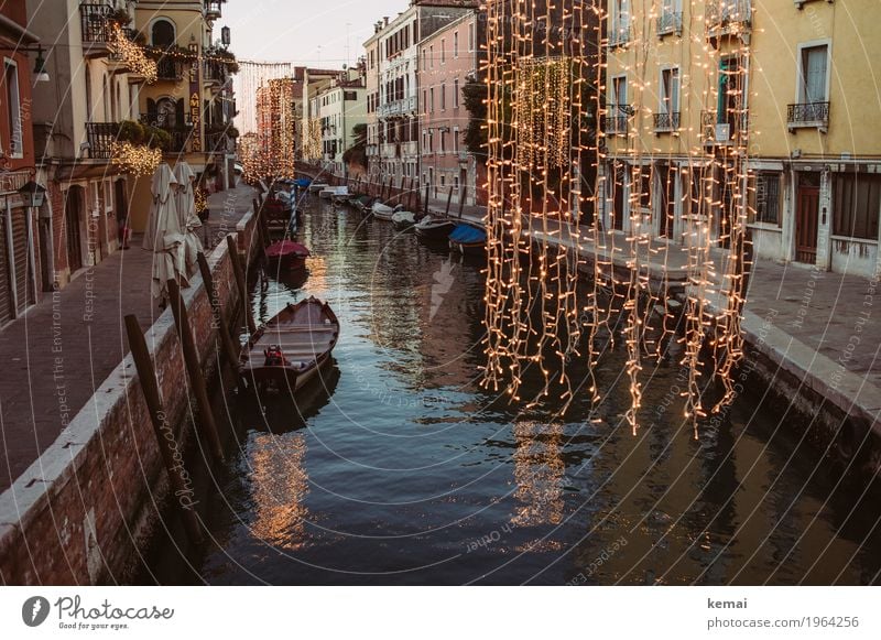 Weihnachtlich harmonisch Erholung ruhig Ferien & Urlaub & Reisen Tourismus Ausflug Sightseeing Städtereise Feste & Feiern Weihnachten & Advent Wasser Venedig