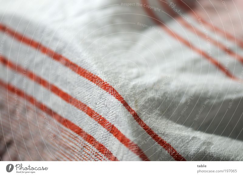 Halbleinen Häusliches Leben Küche Küchenhandtücher Baumwolle Leinen Muster Streifen Stoff Handel Dienstleistungsgewerbe hängen rot weiß abtrocknen