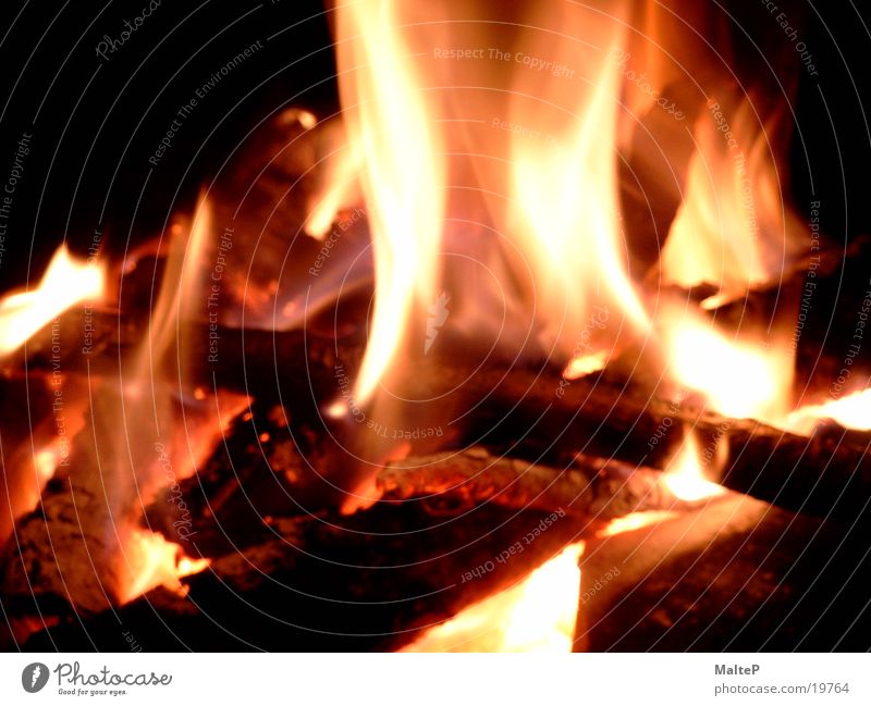 fire Glut Brand brennen Holz