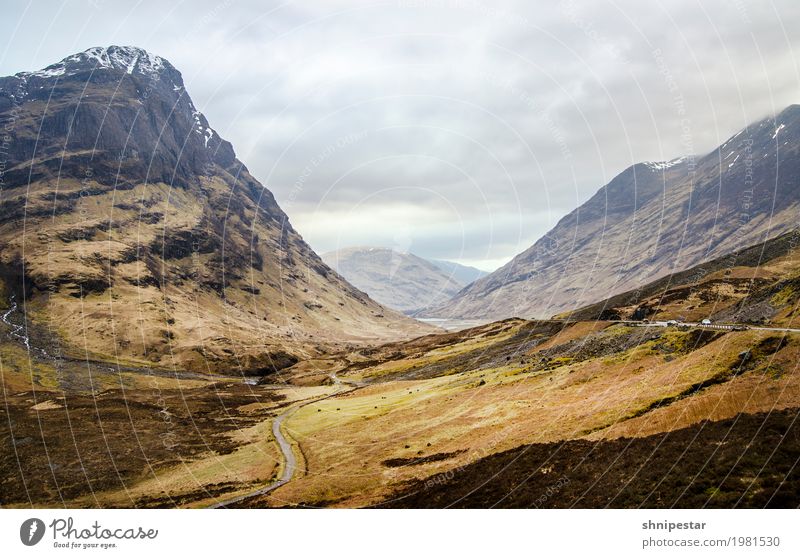 Glen Coe, schottische Highlands Whiskey Ferien & Urlaub & Reisen Tourismus Abenteuer Berge u. Gebirge wandern Umwelt Natur Landschaft Urelemente Erde