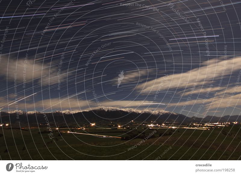New Zealand XXX Umwelt Natur Landschaft Himmel Wolken Nachthimmel Stern Winter Schönes Wetter Wind Wiese Feld Felsen Alpen Berge u. Gebirge Gipfel