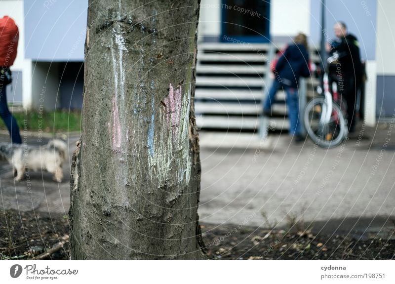 [HAL] Stadtbild Lifestyle Stil Design Leben Wohlgefühl Freizeit & Hobby Spielen Häusliches Leben Kindererziehung Bildung Mensch 2 Kunst Maler Kunstwerk Umwelt