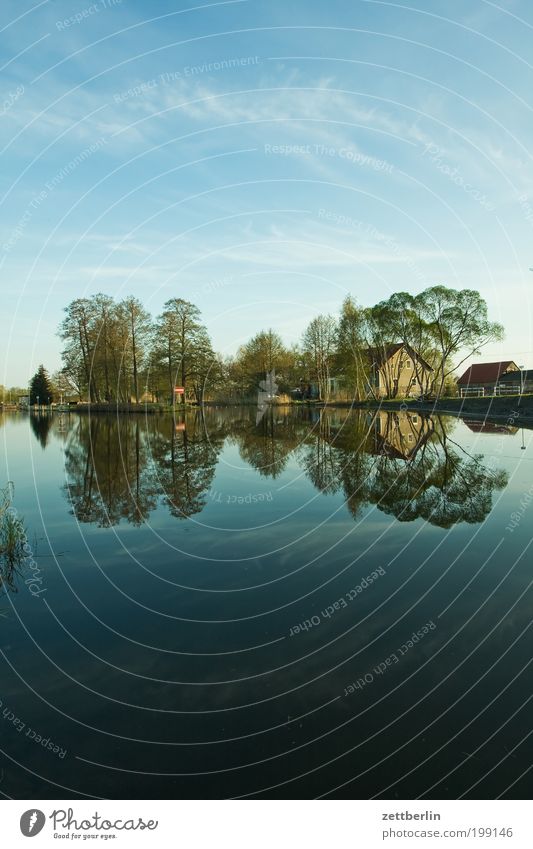 Schon wieder die Havel bei Pinnow Natur April Brandenburg Erholung Fluss Frühling Havelland Abwasserkanal Kanal Erholungsgebiet See Reflexion & Spiegelung