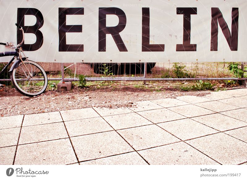 fahrradstadt Lifestyle Freizeit & Hobby Ferien & Urlaub & Reisen Tourismus Ausflug Sightseeing Städtereise Fahrrad Kunst entdecken Erholung trendy Berlin Plakat