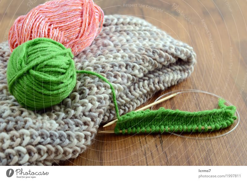 knitting scarf Freizeit & Hobby Wärme Mode stricken Handarbeit Wolle Kreativität wool yarn handmade needle The Needles Hintergrundbild woolen thread craft