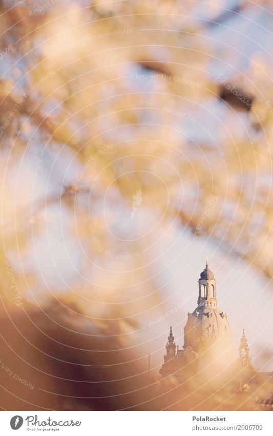 #A# Dresden im Frühling IV Kunst ästhetisch Frauenkirche Kuppeldach Altstadt Barock Barockgarten Frühlingstag Frühlingsfarbe Idylle Städtereise Sehenswürdigkeit