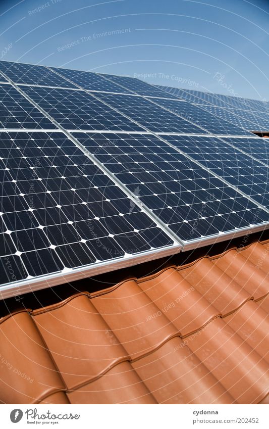 Solardach Lifestyle Design Hausbau Energiewirtschaft Technik & Technologie Wissenschaften Fortschritt Zukunft High-Tech Erneuerbare Energie Sonnenenergie Dach