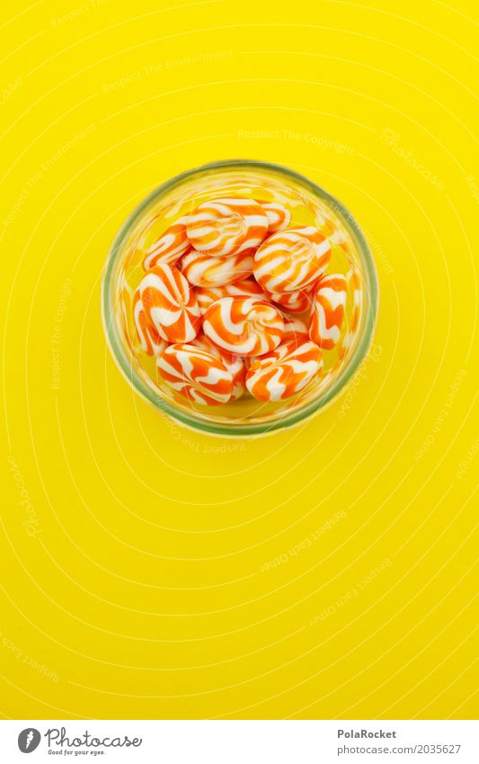 #A# Sweet Pot Kunst ästhetisch gelb Bonbon süß Süßwaren lecker Snack Snackbar ungesund grell knallig Grafische Darstellung Farbfoto Gedeckte Farben mehrfarbig