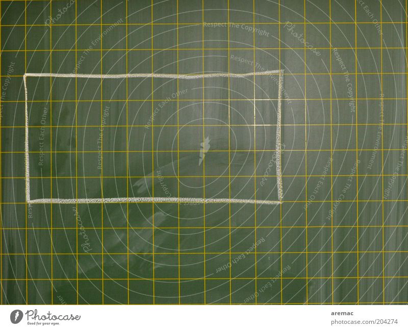 16 x 12 Bildung Wissenschaften Schule Klassenraum Tafel lernen Hörsaal Kunststoff zeichnen Quadrat Rechteck Kreide grün Farbfoto Gedeckte Farben Innenaufnahme