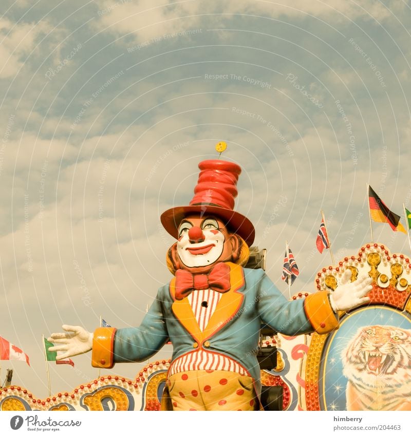 europäische union Wirtschaft Kapitalwirtschaft Kunst Künstler Schauspieler Puppentheater Zirkus Kultur Veranstaltung Show Spielzeug Fahne Freude Fröhlichkeit
